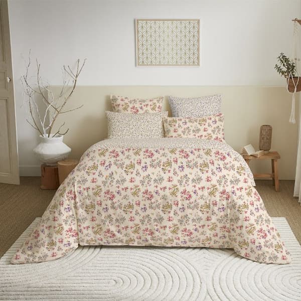 Komplett vändbart påslakanspaket för säng 140 x 190 cm Tanya multicolor
