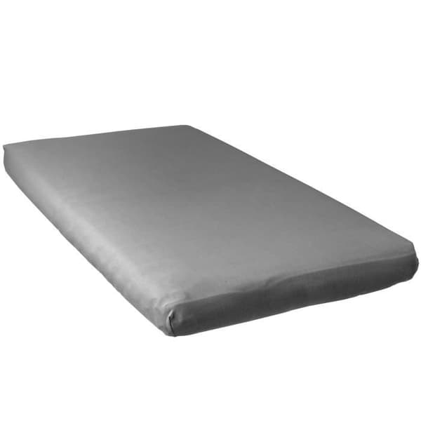 Babycalin Lakan för spjälsäng - 83 x 50 cm - Kardad jersey 130gr/m² 100% ekologisk bomull - Grå