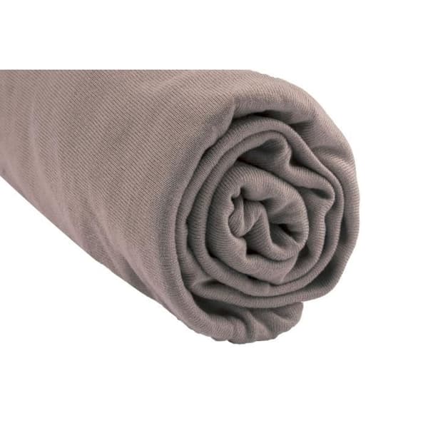 Lakan i bambu för bäddsoffa 90x140 Taupe - EASY DORT - Lakan - Brun - Baby - Blandat