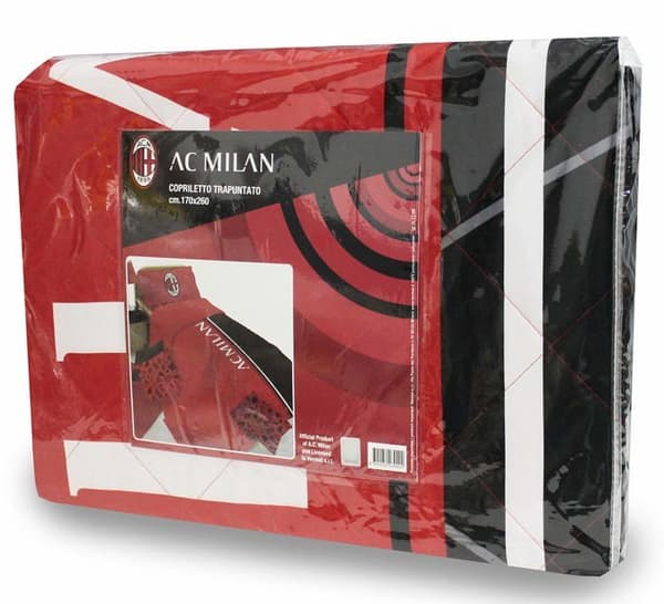 A.c. milan - 6445 590 M001 - Quiltat överkast för enkelsäng, Springtäcke, 170 x 260 cm