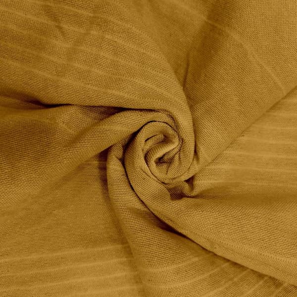 Sängkast - Soleil d'Ocre - Adèle - Senapsgul - 240x220 cm - Fina ton-i-ton-ränder