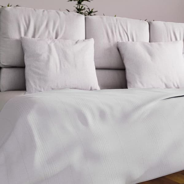 Sängkast - Soleil d'Ocre - Adèle - 180x220 cm - 70% bomull - Fina ton-i-ton-ränder