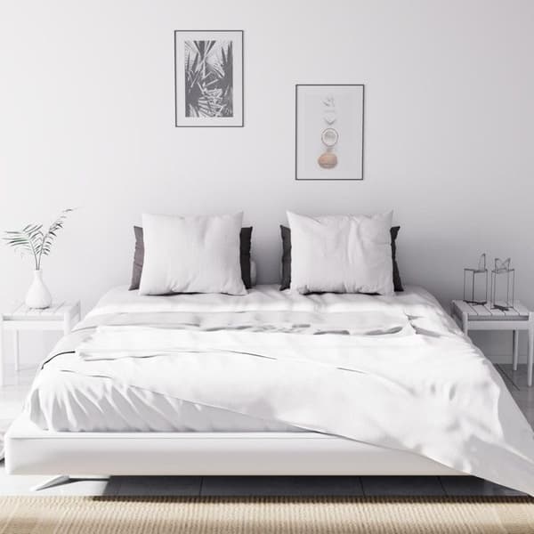 Sängkast - Soleil d'Ocre - Adèle - 240x220 cm - 70% bomull - Fina ton-i-ton-ränder