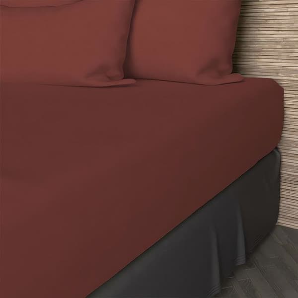 Lakan - SOLEIL D'OCRE - 140x200 cm - 100% bomull - Tegel