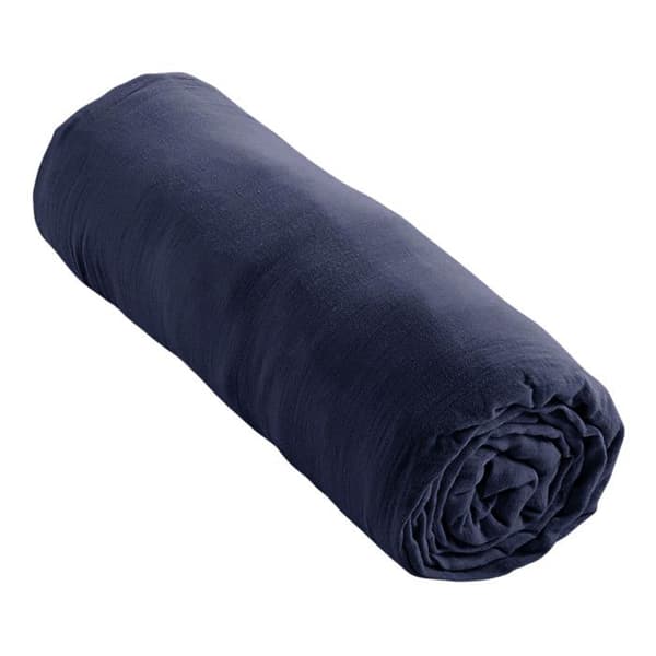 "Noah" påslakan alla storlekar "Cotton Gauze" - Noah Midnight Blue - 90 x 190 cm 30 cm keps