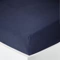 Miniatyrbild 1 av 4: "Noah" påslakan alla storlekar "Cotton Gauze" - Noah Midnight Blue - 90 x 190 cm 30 cm keps