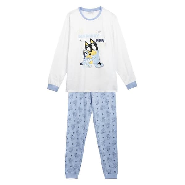 Pyjamas Bluey Blå (Vuxna) - S