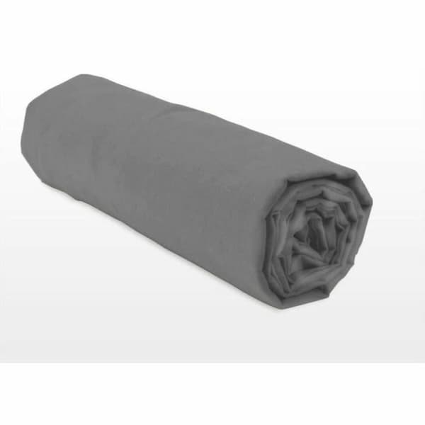 Montert bunntrekk HOME LINGE PASSION HP71770 Grå Antrasitt 160 x 200 + 30 cm