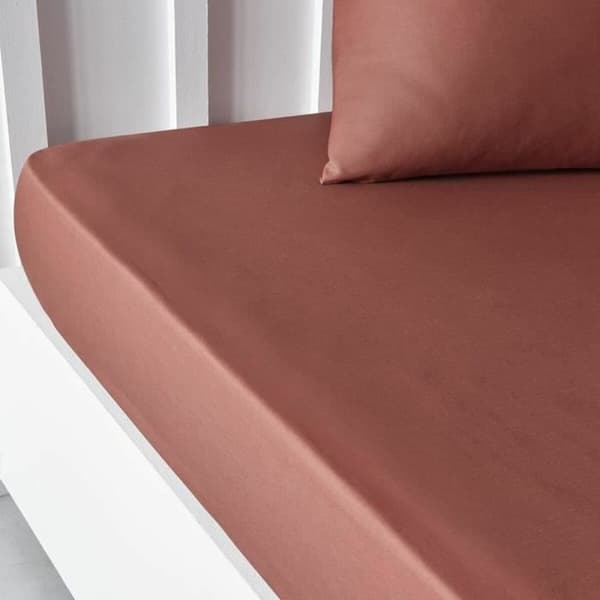 Monteret bundark TODAY Essential 160 x 200 cm Terrakotta Rød 160 x 200