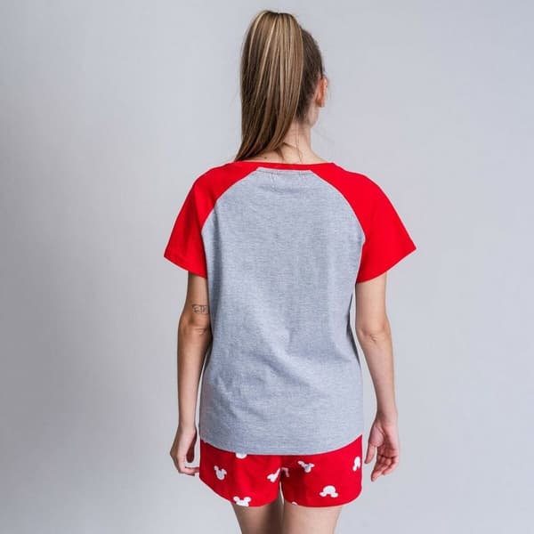 Pyjamat Minnie Mouse Punainen Nainen Harmaa - XS