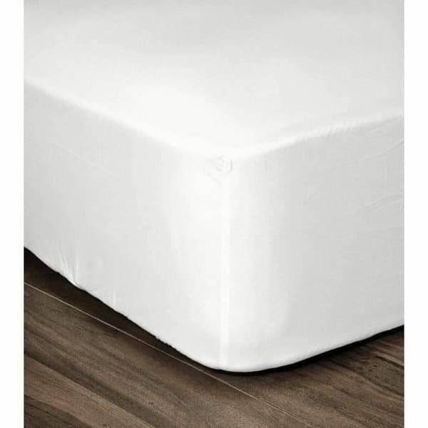 bundplastik Lovely Home Hvid Dobbelt seng 160 x 200 cm 100% bomuld
