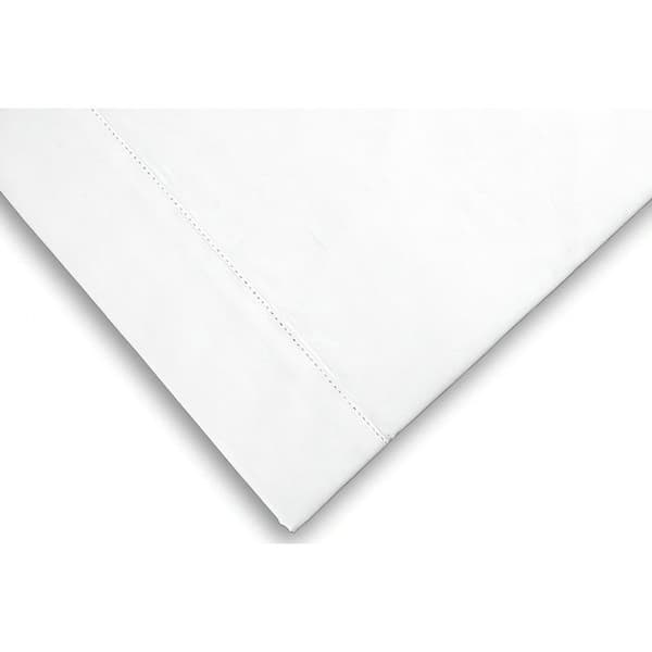 Platt bomullslakan 240x300 cm PERCALE vit, av Soleil d'ocre
