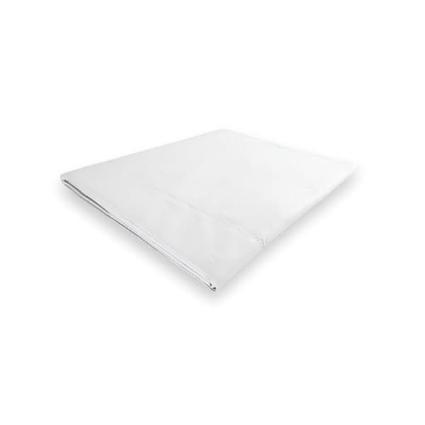 Platt bomullslakan 240x300 cm PERCALE vit, av Soleil d'ocre
