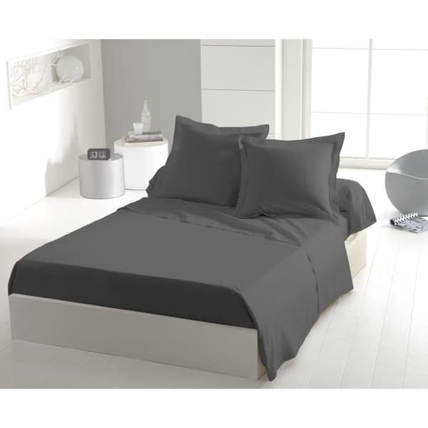 Platt lakan - HOME LINGE PASSION - 240 x 300 cm - Antracit