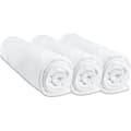 Miniatyrbild 1 av 4: Easy Dort babyskyddslakan - Set med 3 - 100 % bomull - Vit - 40x80/40x90 cm