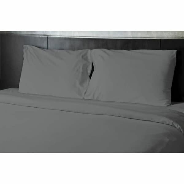 Pussilakana ilman täytettä HOME LINGE PASSION Flat sheet Harmaa Yhden hengen sänky 180 x 290 cm