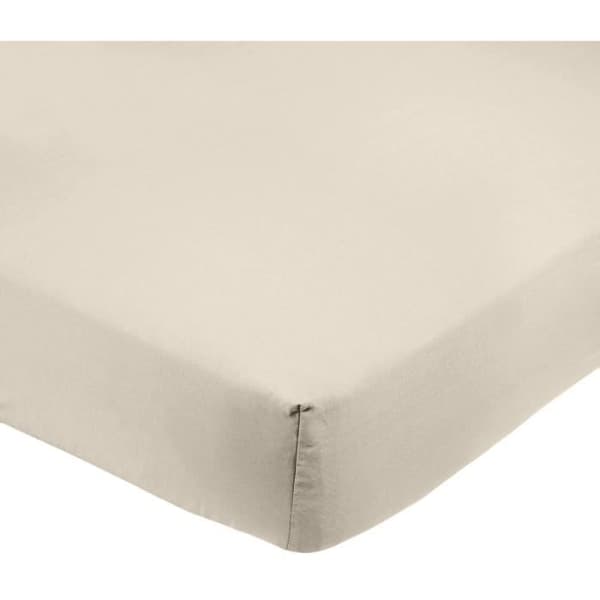 Lakan - Basics - Beige - 140 x 200 x 30 cm - Mikrofiber - Anti-rynk