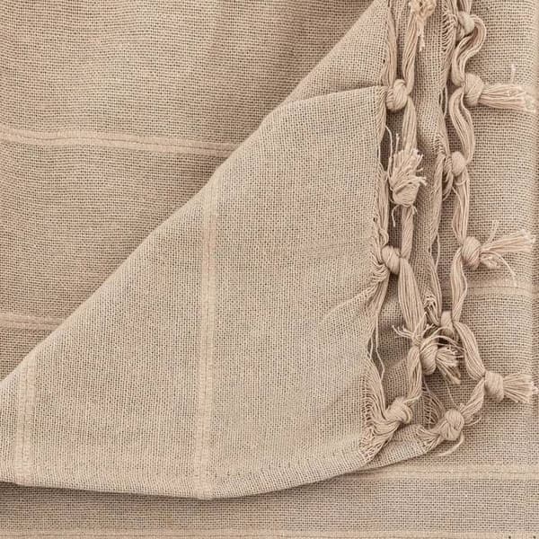 Sängöverkast - ATMOSPHERA - 160x220 cm - 100% Bomull - Beige - 6 Tillgängliga Färger