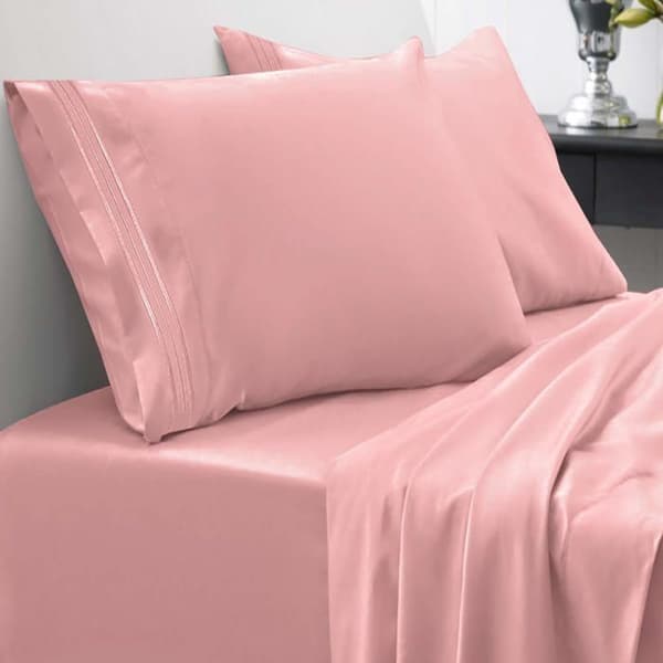 Pack sängkläder Sweet home kollektion - 15TC-FULL-PINK