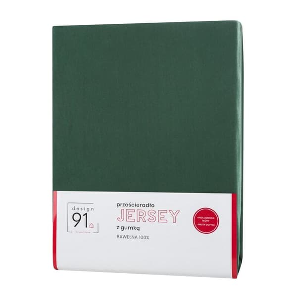 ASENNETTU ARKI JERSEY D91 120 X 200 X 25 CM PULLON VIHREÄ