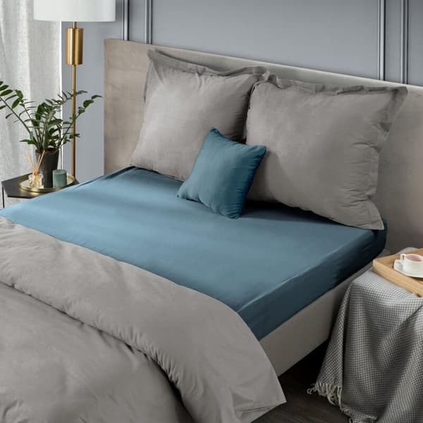 ASENNETTU ARKA JERSEY D91 240 x 220 x 30 CM SININEN