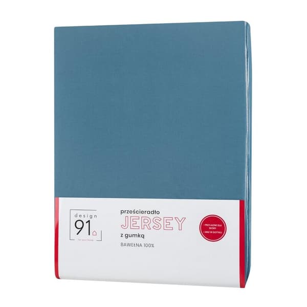 ASENNETTU ARKA JERSEY D91 240 x 220 x 30 CM SININEN