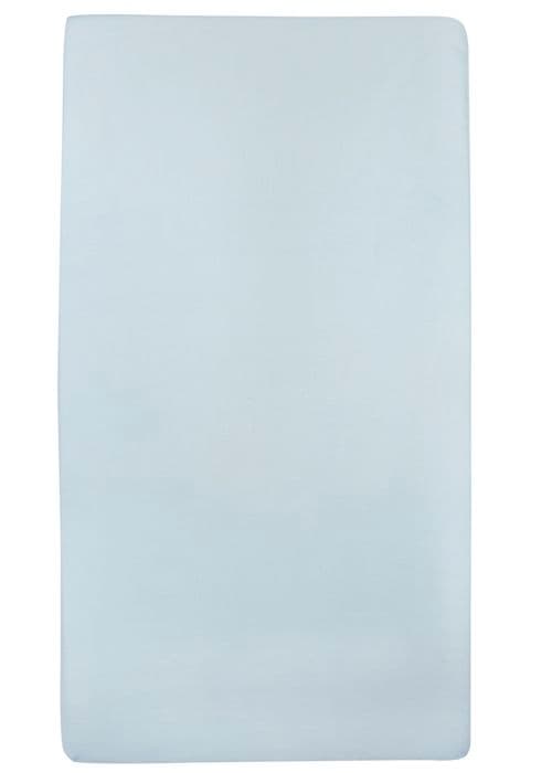 Meyco Baby Uni drahtsängkläder - jersey - ljusblå - 60x120cm