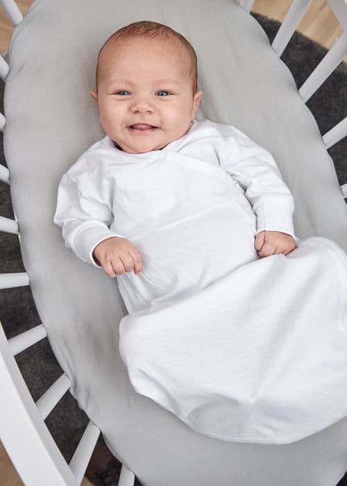 Meyco Baby Uni spänningslakan för spjälsäng - jersey - ljusgrå - 40x80/90cm