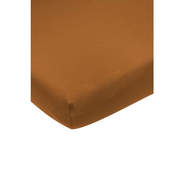 Meyco Home Uni madrasskydd för dubbelsäng - kamel - 180x200cm