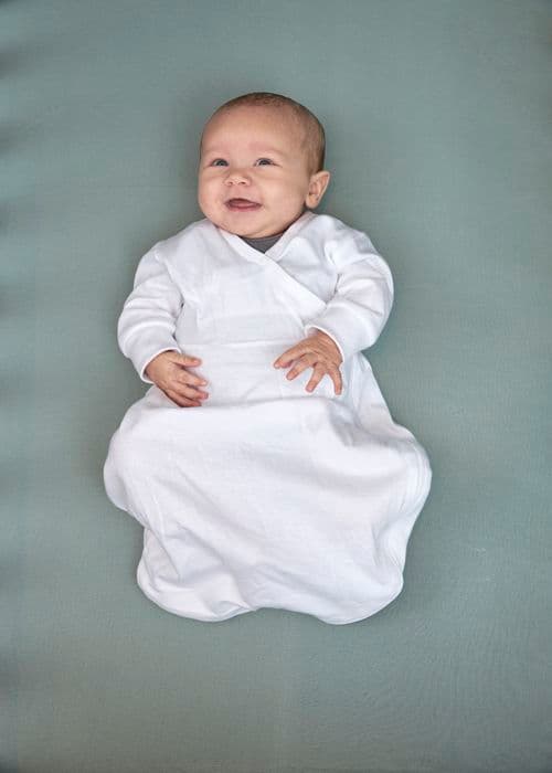 Meyco Baby Uni draj-överdrag till spjälsäng - jersey - sten grön - 75x95cm