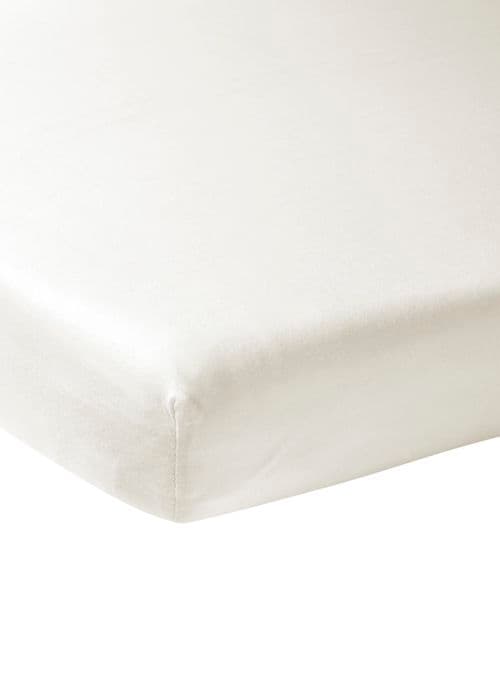 Meyco Baby Uni drap-housse berceau - jersey - offwhite - 40x80/90cm