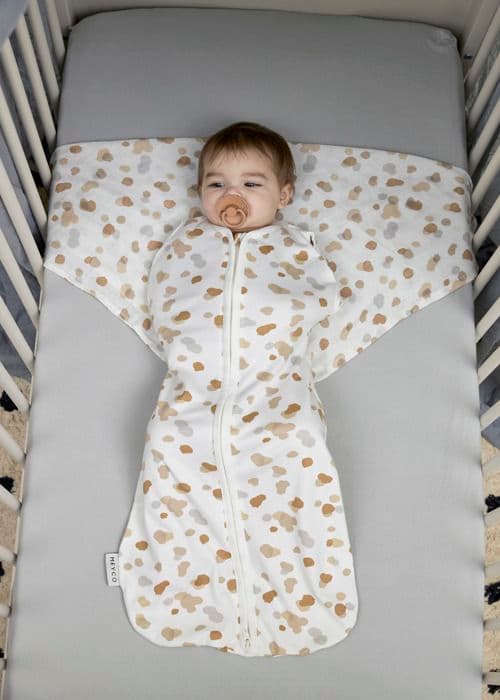 Meyco Baby Uni drachousse för spjälsäng - paket med 2 - jersey - ljusgrå - 40x80/90cm
