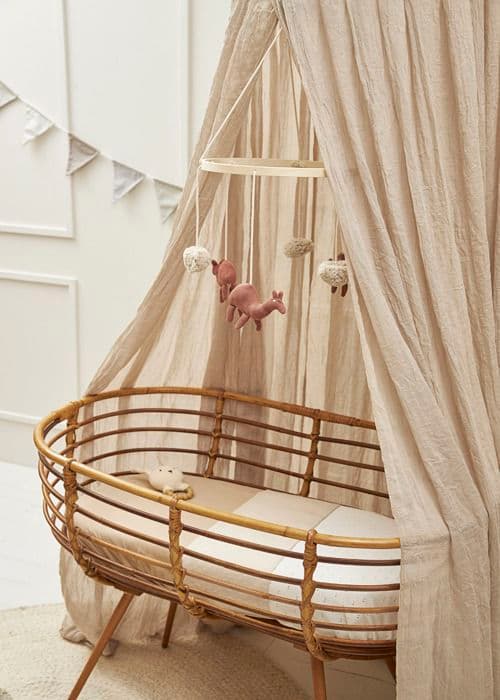 Meyco Baby Uni drap-housse för spjälsäng - paket med 2 - jersey - sand - 40x80/90cm