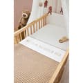 Miniatyrbild 4 av 4: Meyco Baby Uni underlakan till spjälsäng - paket med 2 - jersey - offwhite - 60x120cm
