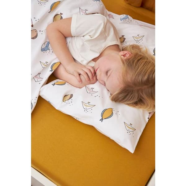 Meyco Home Uni påslakan dubbelsäng - honungsguld - 180x210/220cm