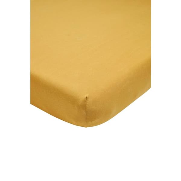 Meyco Home Uni påslakan dubbelsäng - honungsguld - 180x210/220cm