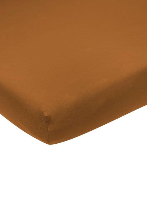 Meyco Home Uni madrasskydd dubbelsäng - kamel - 180x210/220cm