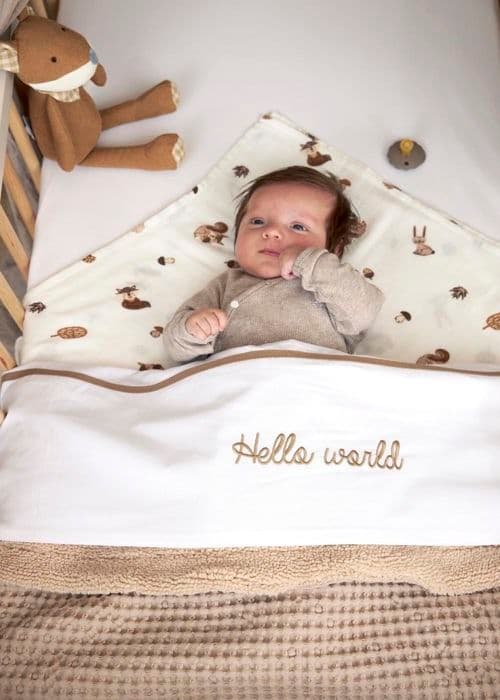 Meyco Baby Uni drap-housse till spjälsäng - paket med 2 - jersey - vit - 60x120cm