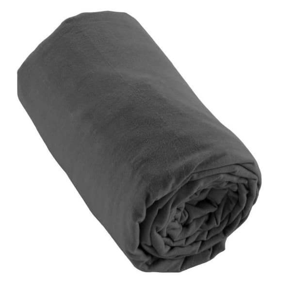 Drap housse flanell 100% bomull 140 x 190 cm CANDICE färg Storm