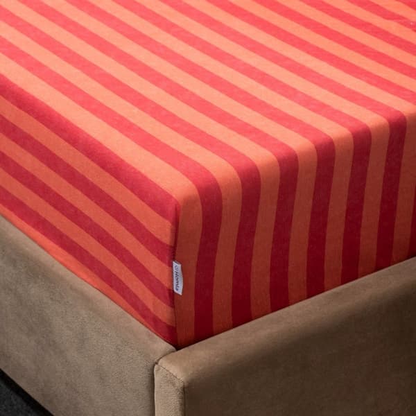 ark | LAVENNA | jersey färgade ränder | 160x200cm | 740831