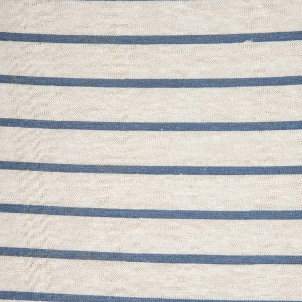 ark | RANDER | jersey i beige og blå striber | 90x200cm | 740848