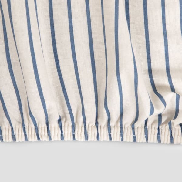 ark | RANDER | jersey i beige og blå striber | 90x200cm | 740848