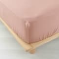 Miniatyrbild 2 av 5: Drap housse 2 personer 160 x 200 cm dubbel gauze bomull 57 trådar Angelia Rose