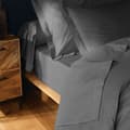 Miniatyrbild 3 av 6: Drap Housse - LINA - 180 x 200 cm - Uni - 57 Trådar - Antracit