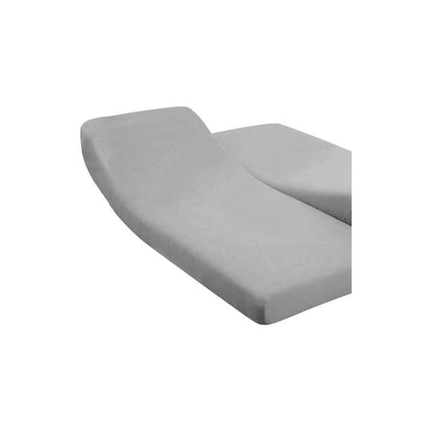 Lakan för ledad säng - Made in France - 140 x 190 cm - 100% bomull - 57 trådantal - Grå