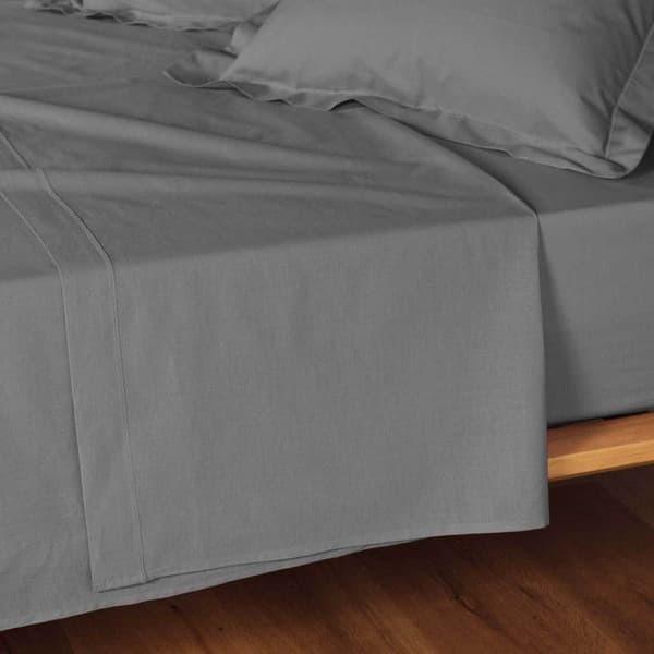 Drap Plat - Lina - 240x300cm - Antracit - 100% Bomull - Oeko-Tex Standard 100