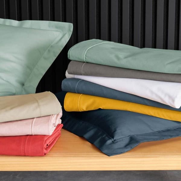 Drap Plat "Percaline" 240x300cm Vit