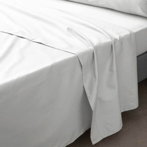 Drap Plat "Percaline" 240x300cm Vit