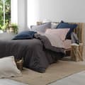 Miniatyrbild 3 av 3: Drap housse - 90 x 190 cm - Percale - 78 trådar - Enfärgad - Natur