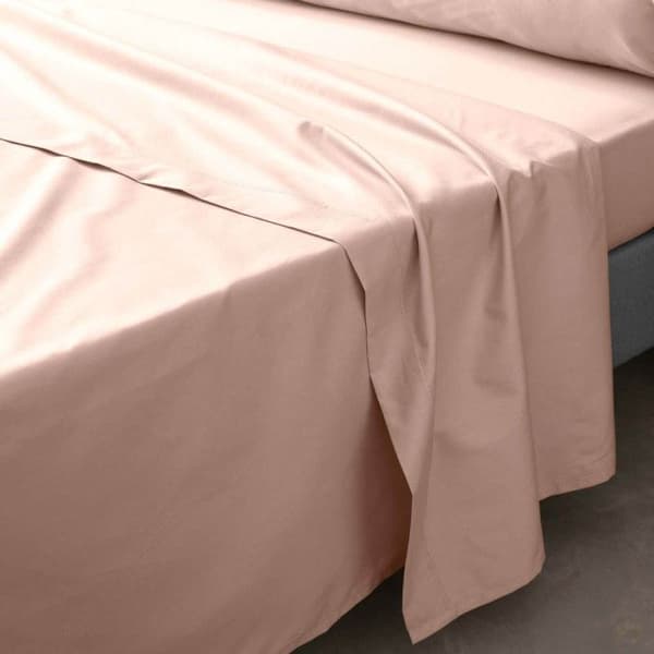 Drap Plat - Percaline - 180x290cm - Färg Nude - 100% Bomull - Oeko-Tex Standard 100